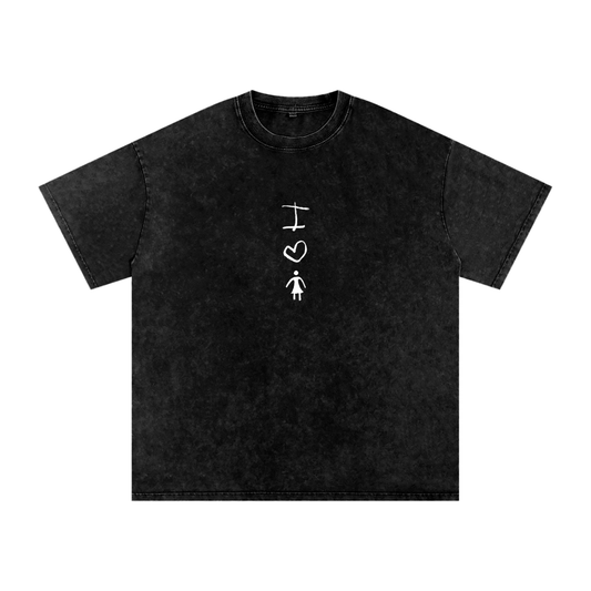 OVERSIZED I <3 WOMEN TEE